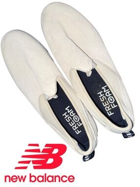 GUC- Men’s- New Balance- Sz 12- Fresh Foam Slip-On Shoes — Beige RARE!!